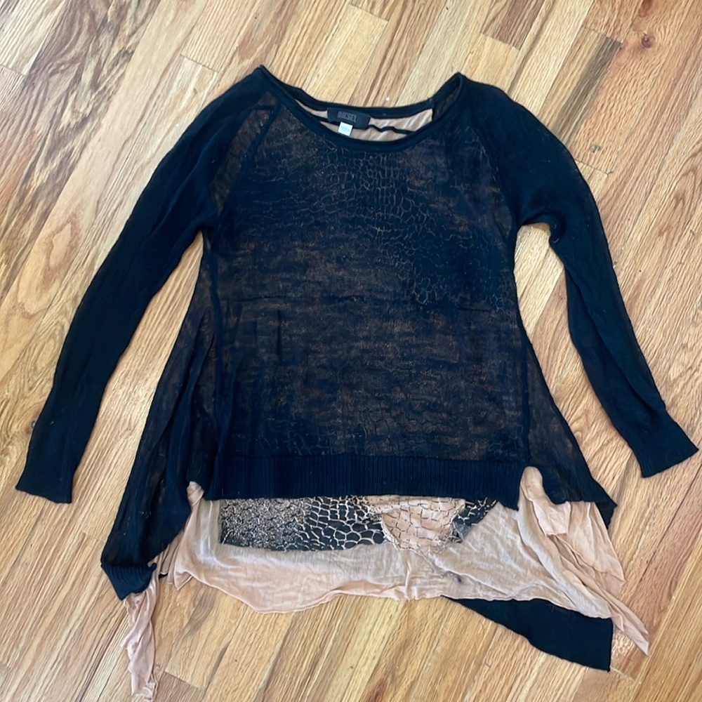 Women’s Diesel sweater, size small, black